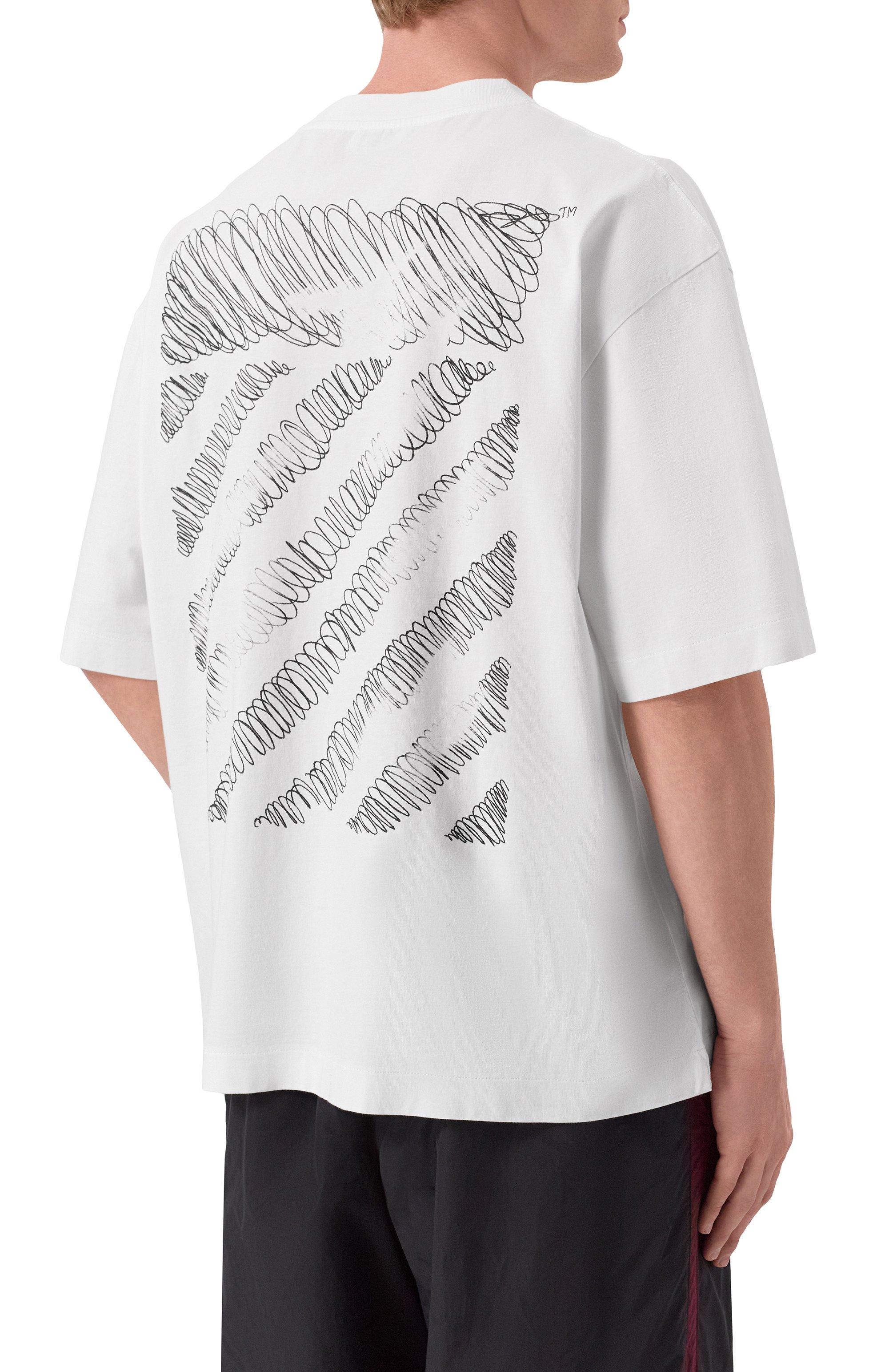 Хлопковая футболка OFF-WHITE, арт. 0MAA120F25JER00M, фото 4