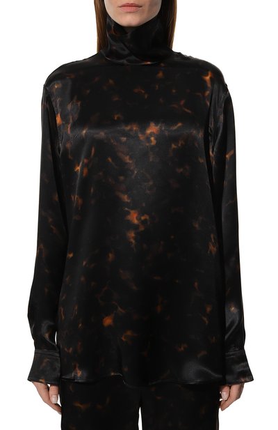 Блузка DRIES VAN NOTEN черного цвета по цене 75900 руб., арт. 222-010786-5382, фото 3 Блузка DRIES VAN NOTEN, арт. 222-010786-5382, фото 3