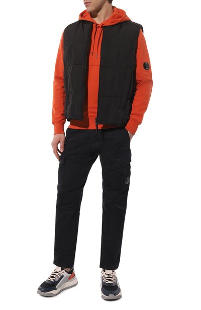 Хлопковое худи C.P. COMPANY оранжевого цвета по цене 30800 руб., арт. 14CMSS023A-005086W, фото 2 Хлопковое худи C.P. COMPANY, арт. 14CMSS023A-005086W, фото 2