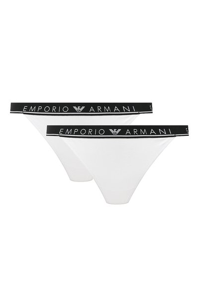Женские комплект из двух трусов-стрингов EMPORIO ARMANI, арт. 164522/3F227