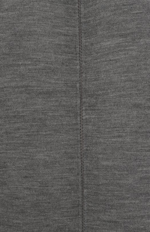 Кардиган из шерсти и кашемира Brunello Cucinelli M2400106 Серый  M2400106 Фото 6