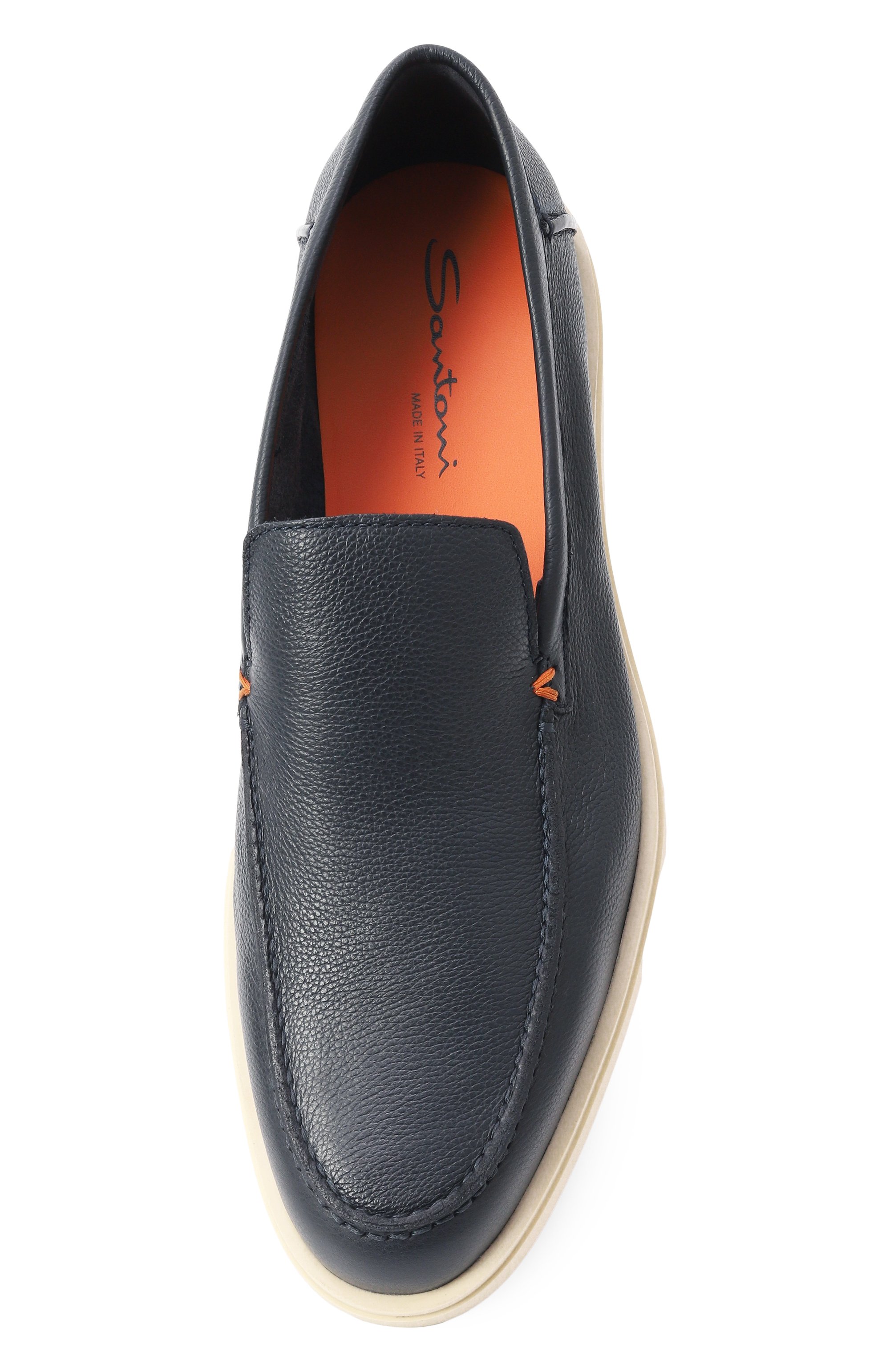 Кожаные лоферы detroit SANTONI, арт. MGDG17824TICSWLM, фото 6