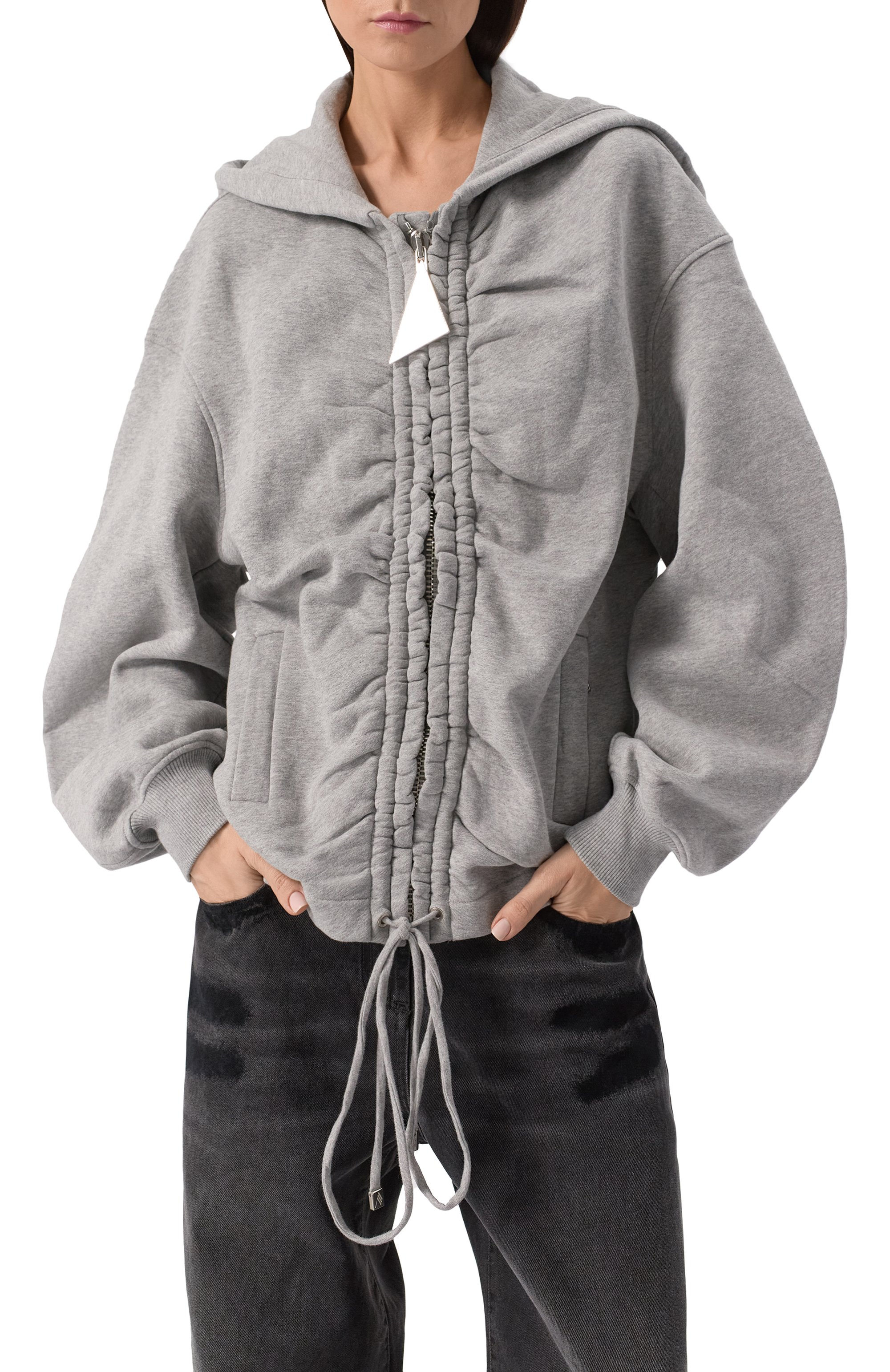 Хлопковая толстовка THE ATTICO, арт. 248WCF19/JF03, фото 3