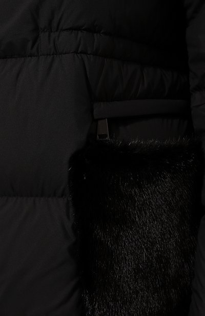 Пуховик с отделкой из меха норки MANZONI24, арт. 24M1309-NY0V/, фото 5