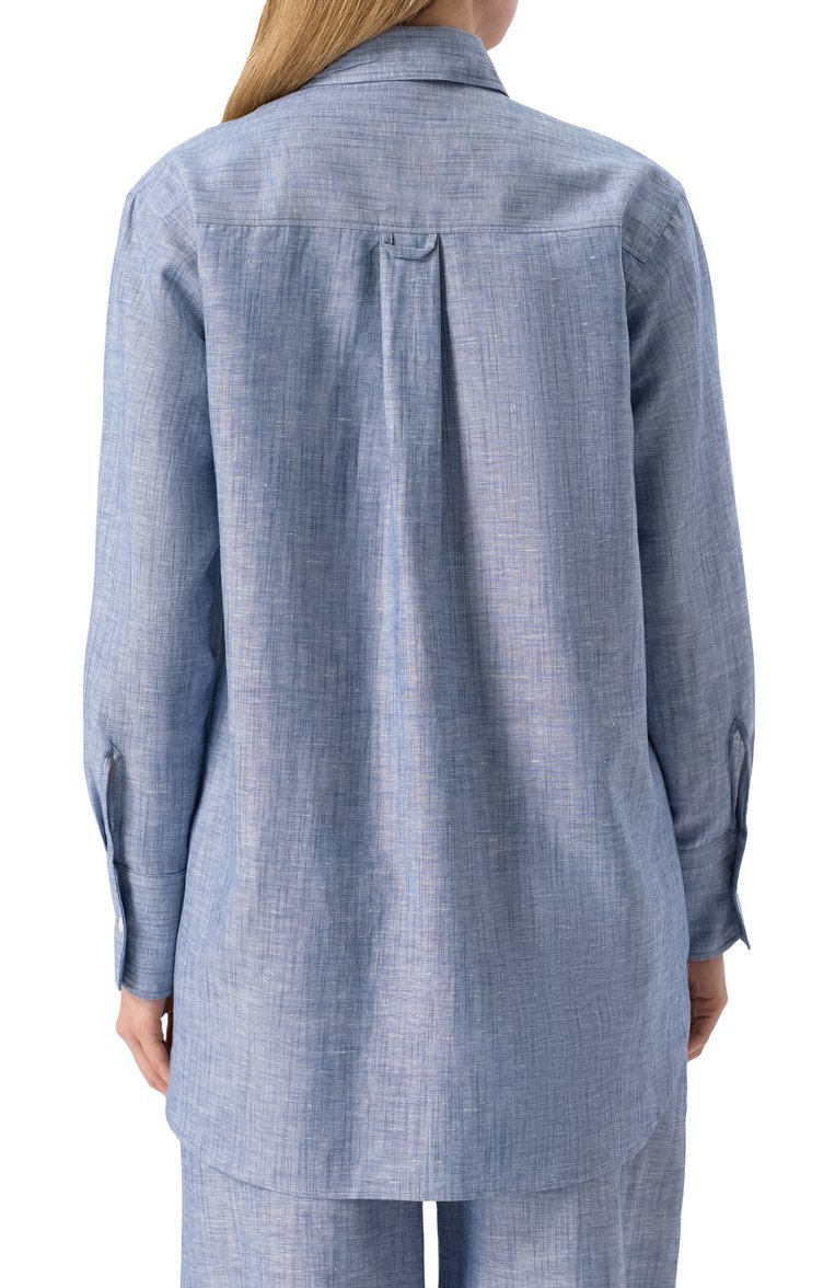 Рубашка изо льна и хлопка ZIMMERLI, арт. 4697-13000, фото 1