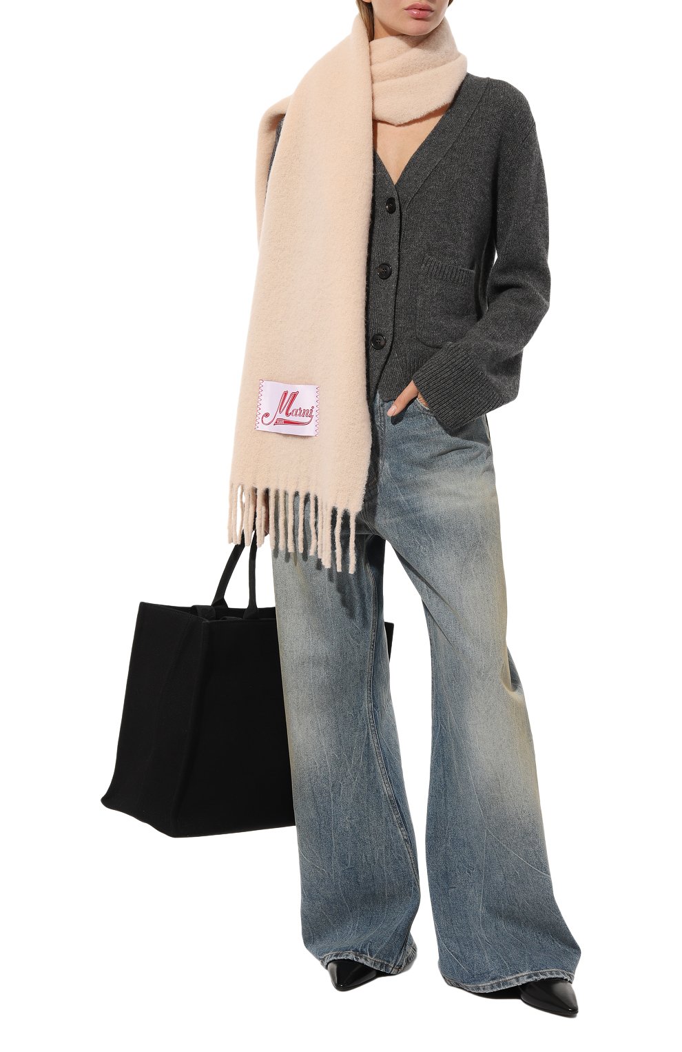 Шерстяной шарф MARNI, арт. SCMC0059Y0/UTW918, фото 2