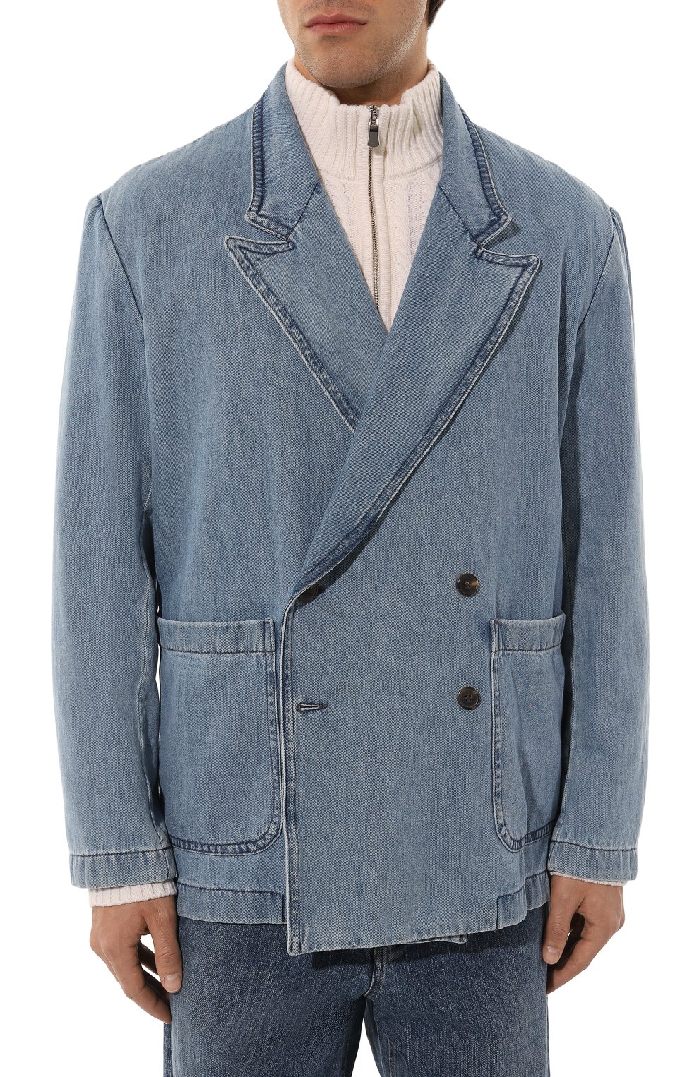 Джинсовый пиджак DRIES VAN NOTEN, арт. 242-020715-9378, фото 5
