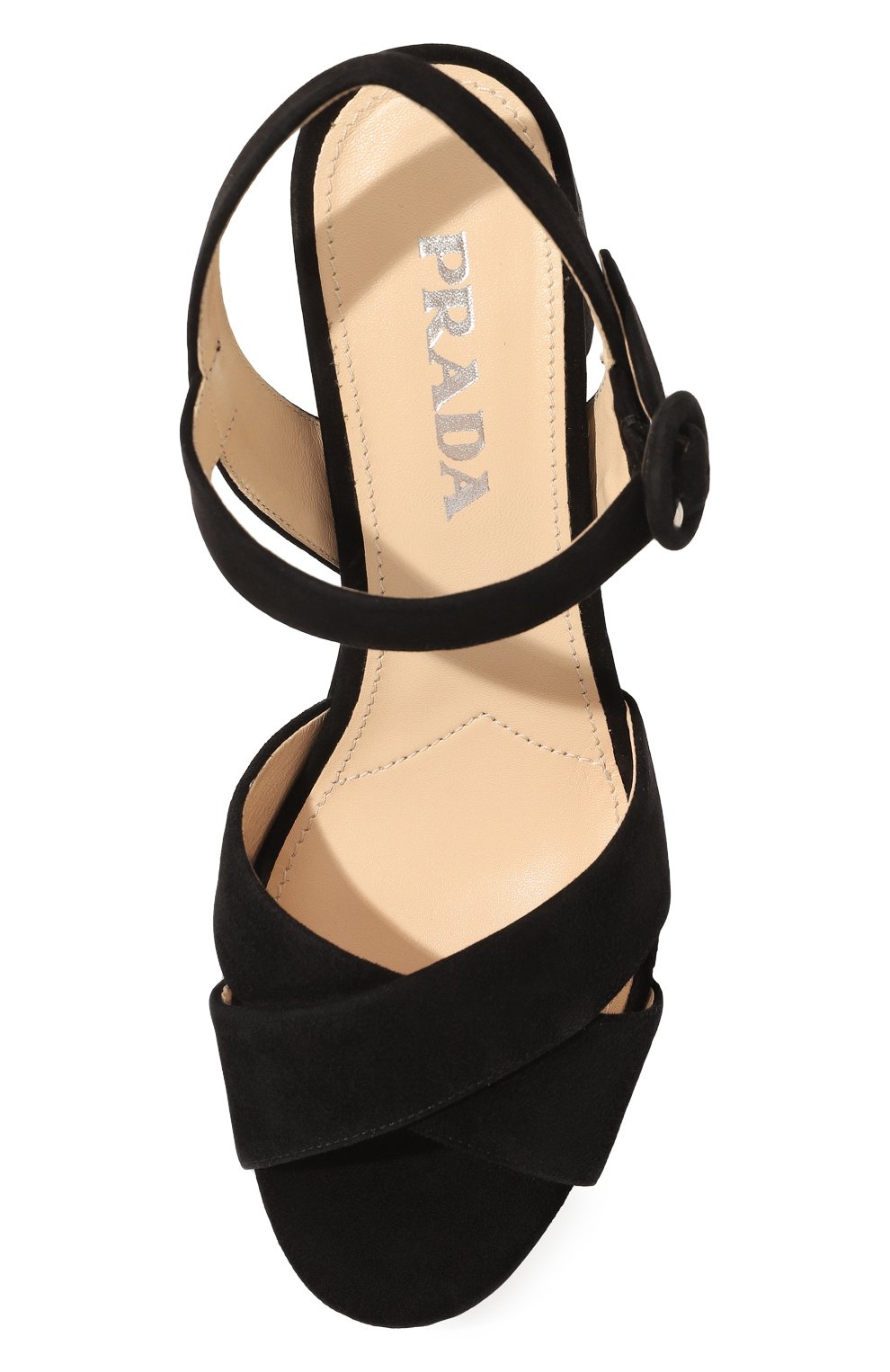 Замшевые босоножки PRADA, арт. 1XP890-008-F0002-B065, фото 6