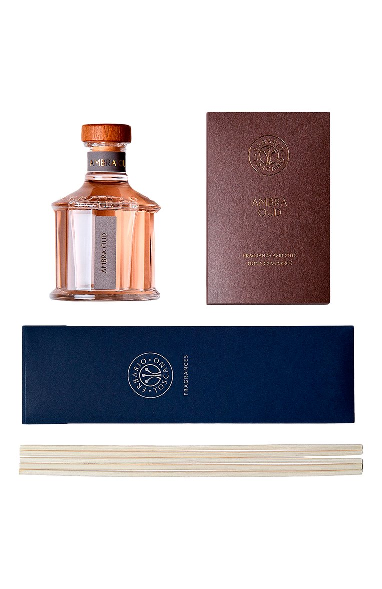 Диффузор ambra oud (500ml) ERBARIO TOSCANO бесцветного цвета, арт. DA50AO | Фото 3 (Нос: Не проставлено; Региональные ограничения белый список (Axapta Mercury): Не проставлено; Ограничения доставки: flammable)