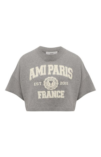 Хлопковая футболка AMI, арт. FTS010 702, фото 1