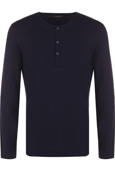 Лонгслив-хенли из хлопка и вискозы LA PERLA, арт. 0023223, фото 1