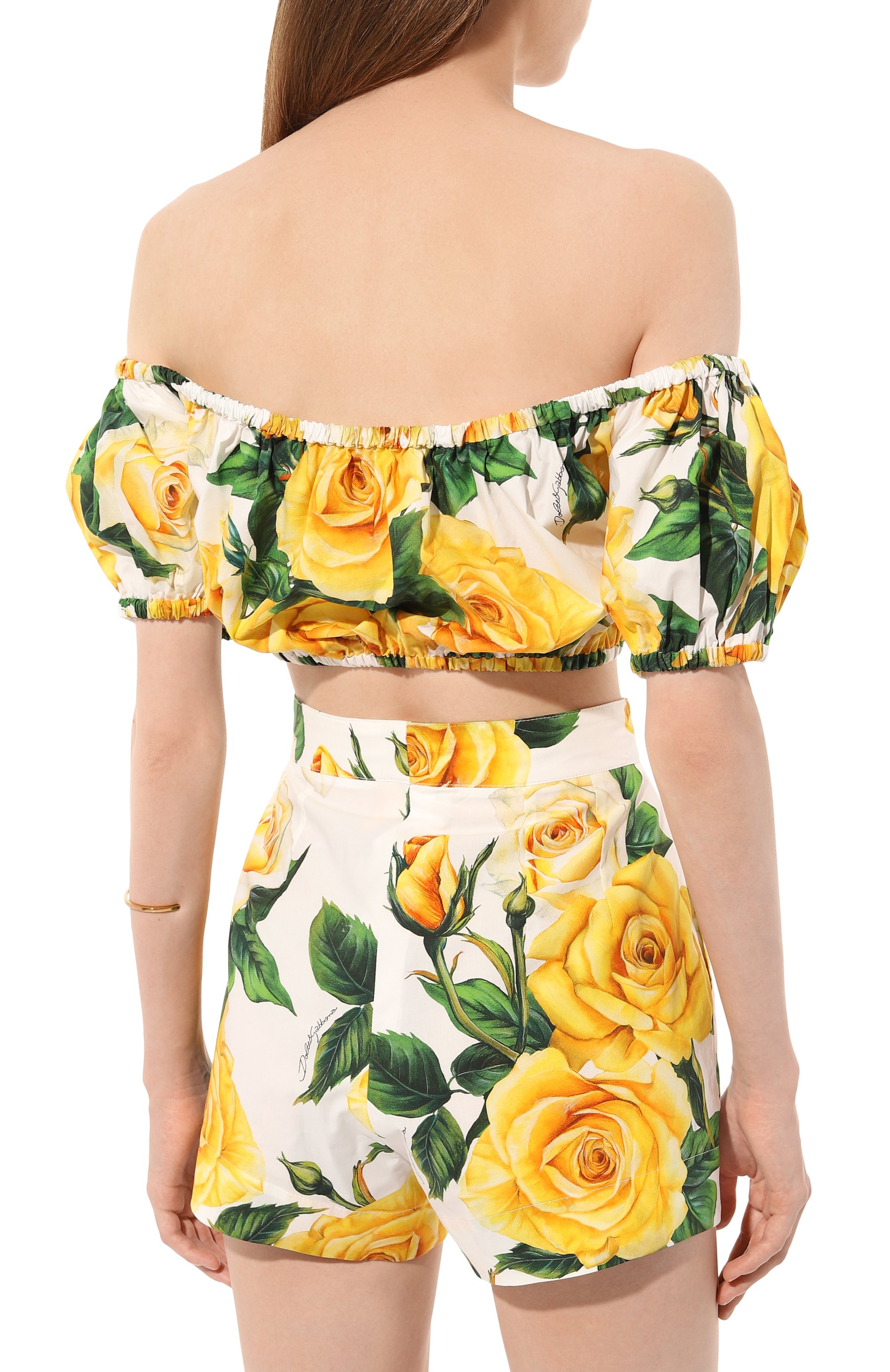 Хлопковый топ DOLCE & GABBANA, арт. F755RT/HS5NK, фото 4