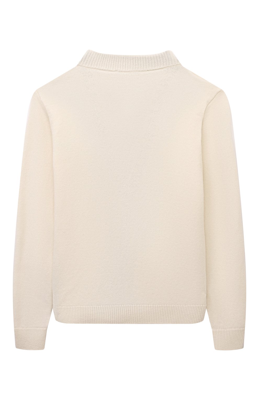 Кардиган из шерсти и кашемира BALMAIN кремового цвета по цене 46900 руб., арт. BV9Q10, фото 2 Кардиган из шерсти и кашемира BALMAIN, арт. BV9Q10, фото 2