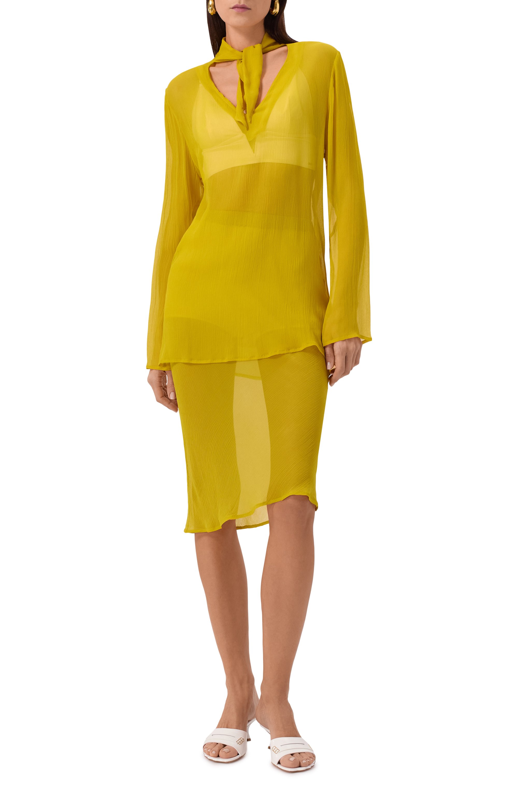 Шелковая юбка ALBUS LUMEN, арт. AL.RT25.001.SKIRT, фото 2