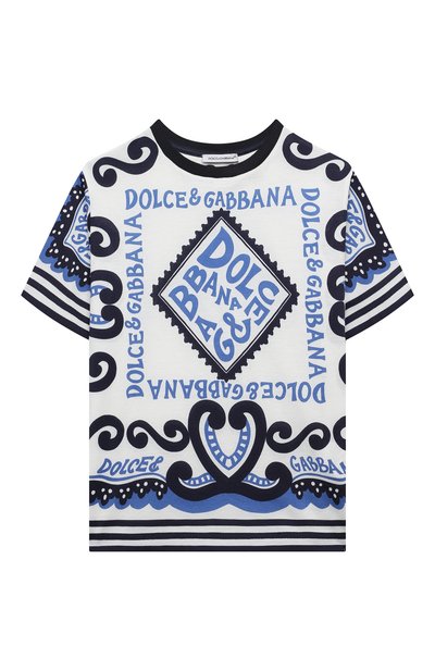 Хлопковая футболка DOLCE & GABBANA, арт. L4JTBL/G7L0B/2-6