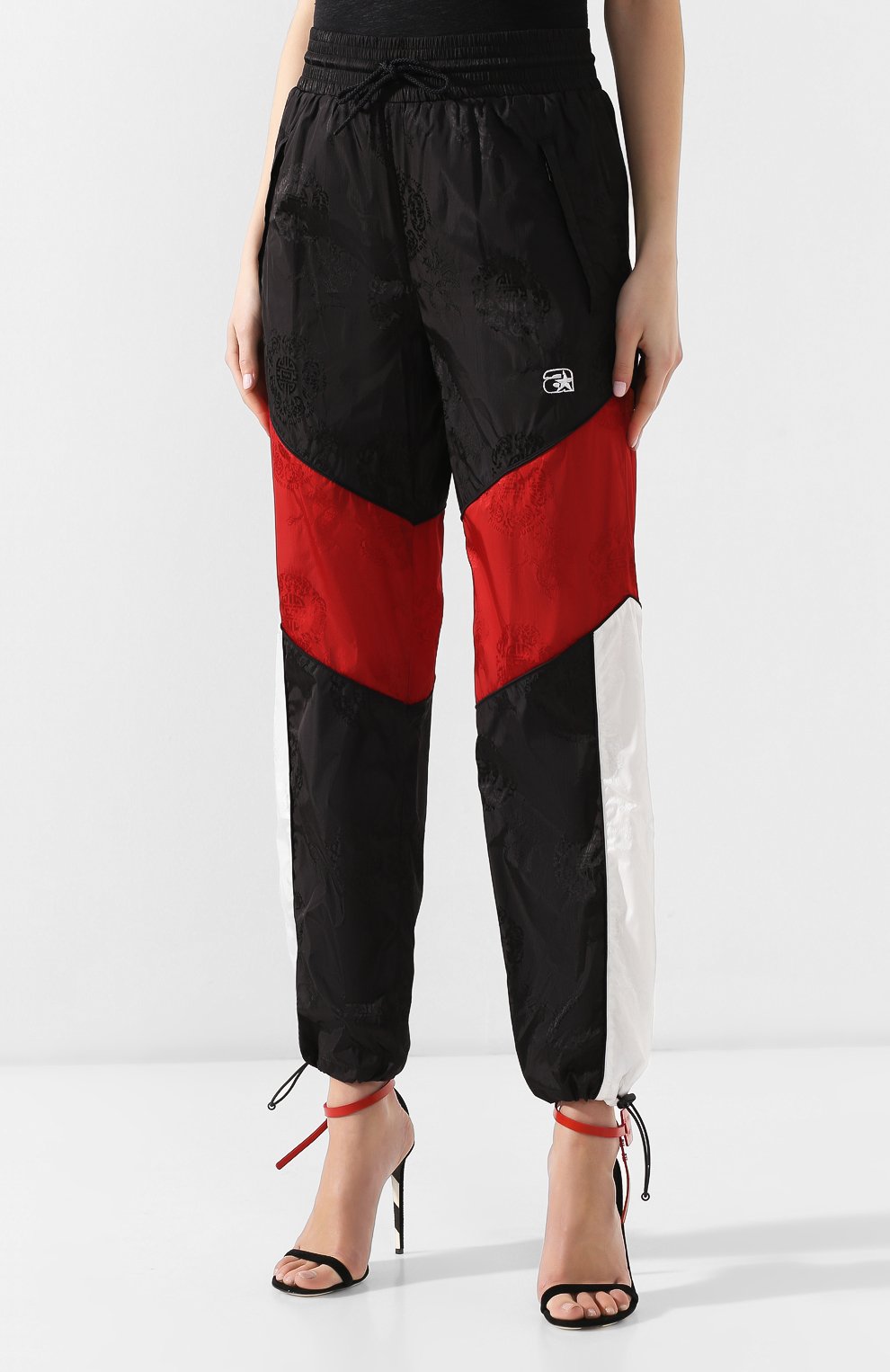 Брюки с поясом на кулиске ALEXANDER WANG, арт. 1W494101F5, фото 3