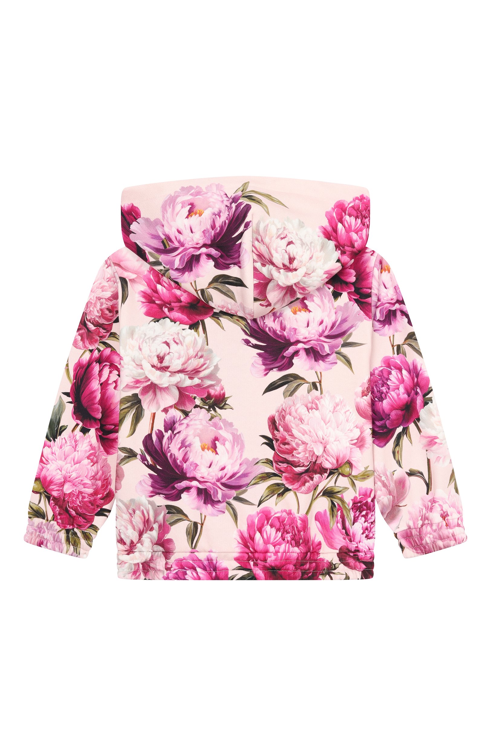 Хлопковая толстовка DOLCE & GABBANA розового цвета по цене 45400 руб., арт. L2JWD0/G7QWQ, фото 2 Хлопковая толстовка DOLCE & GABBANA, арт. L2JWD0/G7QWQ, фото 2