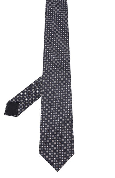Шелковый галстук CORNELIANI синего цвета по цене 14250 руб., арт. 85U302-0120369/00, фото 2 Шелковый галстук CORNELIANI, арт. 85U302-0120369/00, фото 2