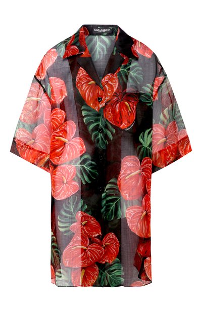 Женская шелковая рубашка DOLCE & GABBANA, арт. F5M87T/IS1D0