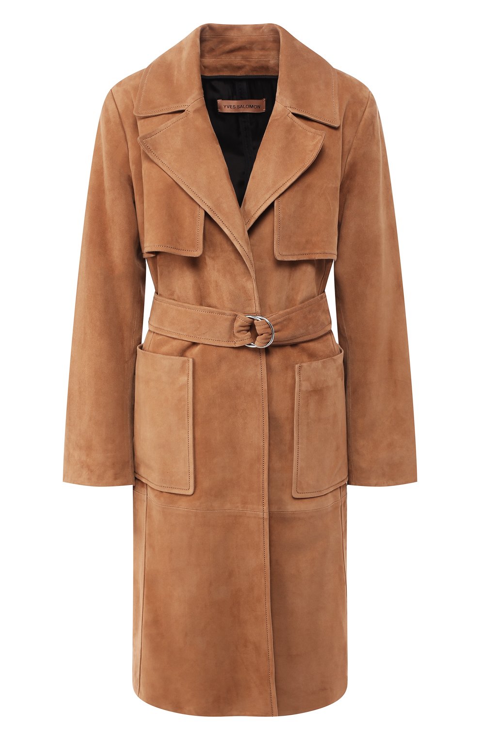 Кожаный плащ YVES SALOMON, арт. 9EYM24205AVXX, фото 1
