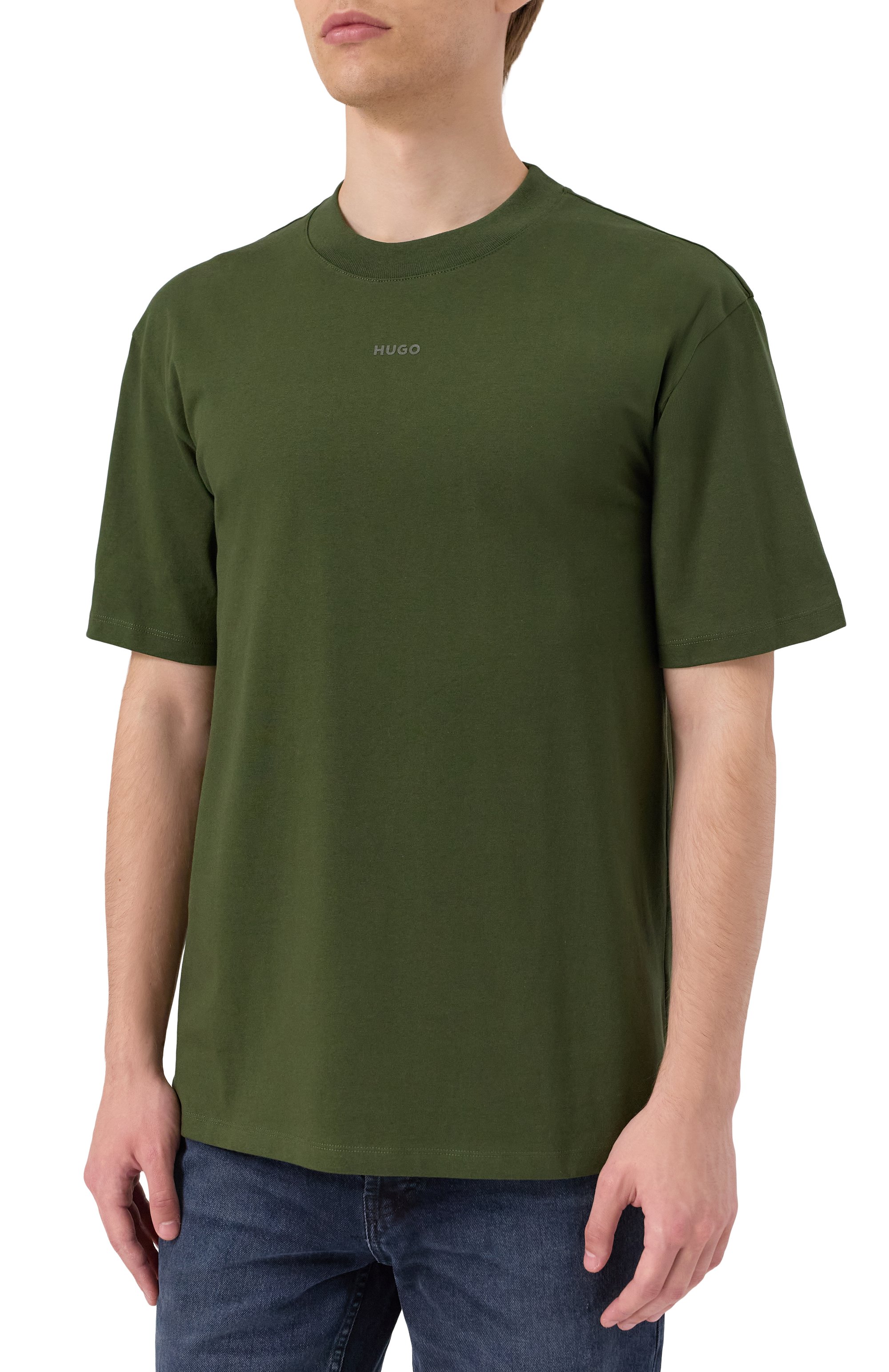 Хлопковая футболка HUGO, арт. 50488330, фото 3