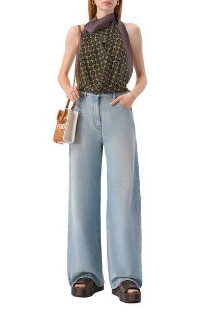 Текстильные шлепанцы sunshine FENDI, арт. 8R8515/A0RH, фото 3