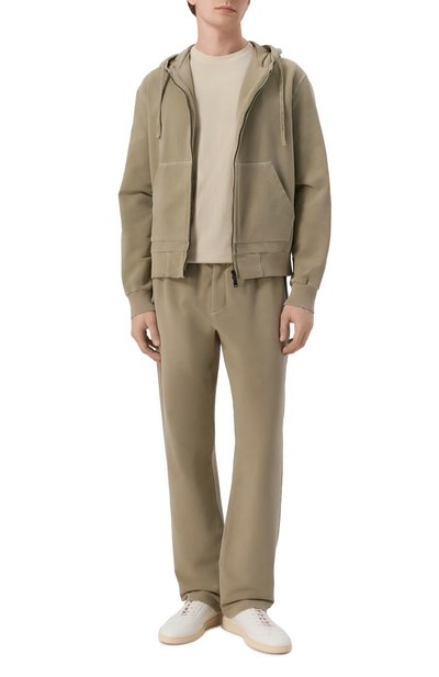 Хлопковая футболка CIRCOLO 1901 светло-бежевого цвета по цене 15450 руб., арт. CN5218, фото 2 Хлопковая футболка CIRCOLO 1901, арт. CN5218, фото 2