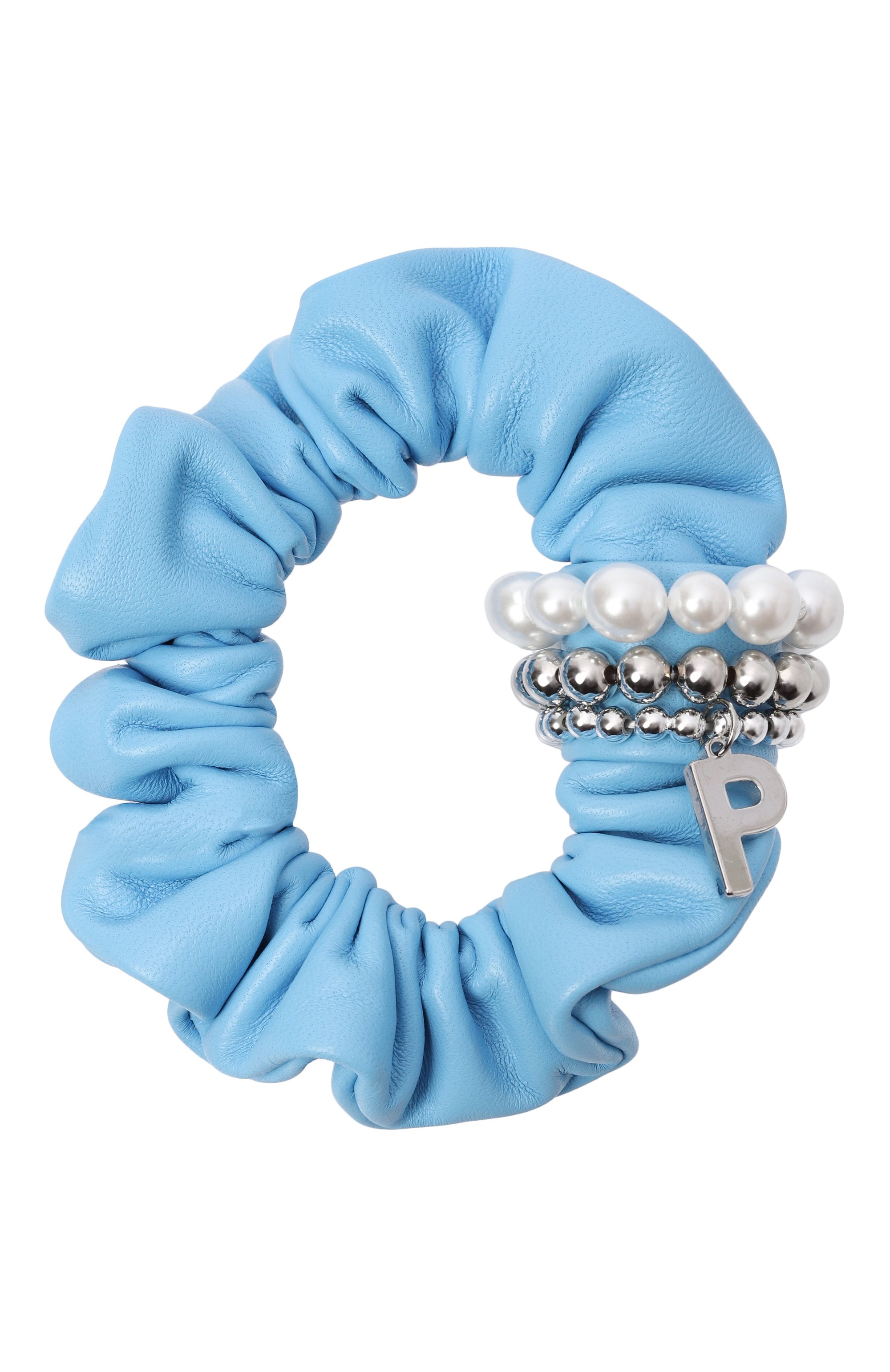 Кожаная резинка для волос PANFIL, арт. 2-SCR-LDP, фото 1