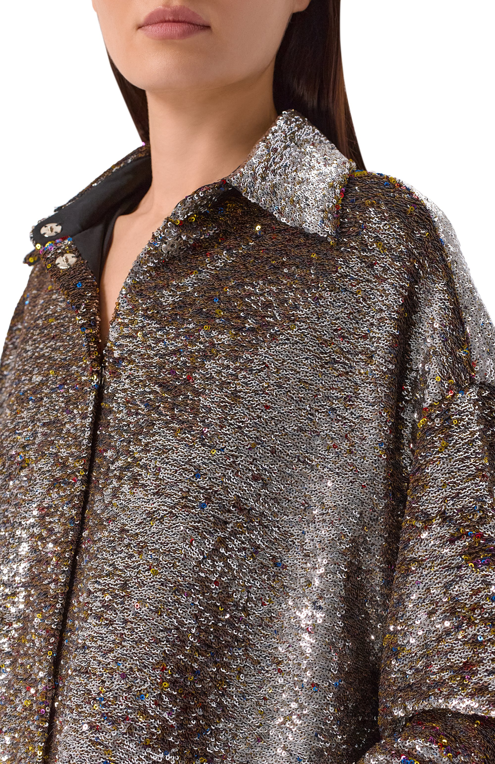 Рубашка с отделкой пайетками FLASHIN, арт. FX25SDB, фото 5