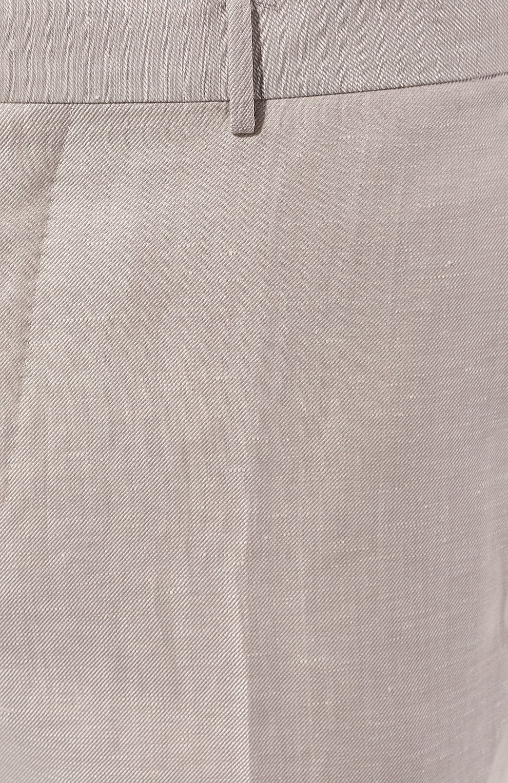 Брюки из шерсти и льна ZEGNA, арт. 718F06A7/75TB12, фото 5