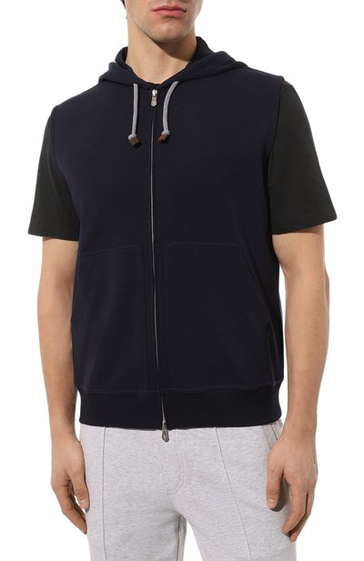 Хлопковый жилет BRUNELLO CUCINELLI, арт. M0T359079G, фото 3