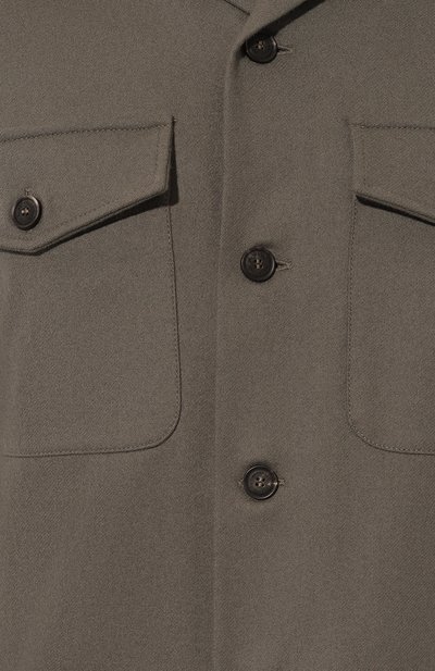 Шерстяная куртка-рубашка BRUNELLO CUCINELLI, арт. M038P0710, фото 5