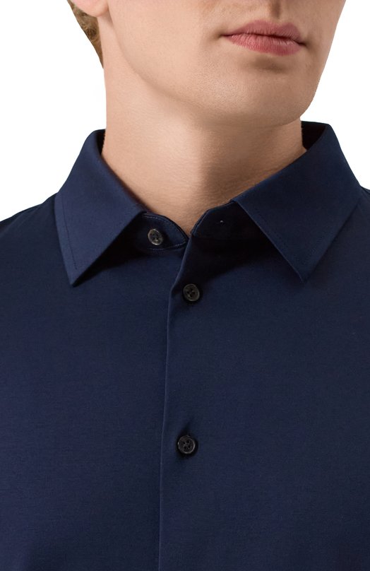 Хлопковая рубашка 12 STOREEZ 133429 Синий  133429 Фото 5