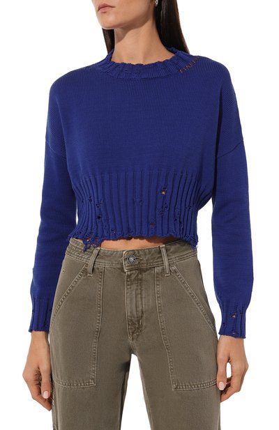 Хлопковый свитер MARNI, арт. GCMD0276A1/UFC652, фото 3