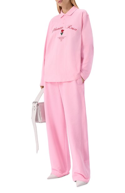 Хлопковое поло PLANTA ROSA, арт. PR/POLOLONG/ROSE/220, фото 5