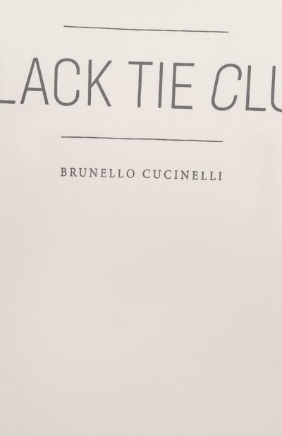 Хлопковая футболка BRUNELLO CUCINELLI, арт. B0B13S153C, фото 3