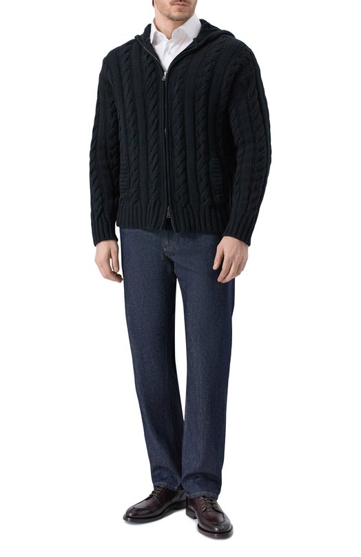 Кардиган из шерсти и кашемира MVST MUM15 Чёрный  MUM15 Фото 2