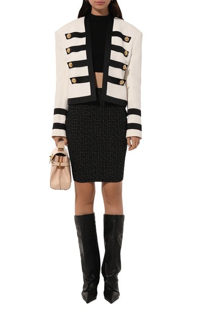 Юбка из вискозы BALMAIN, арт. DF1LC056/KG96, фото 2