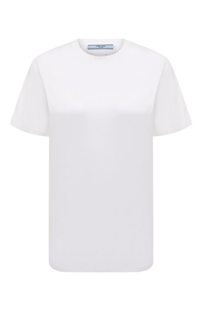 Хлопковая футболка PRADA, арт. 135668-1QJT-F0009-182, фото 1