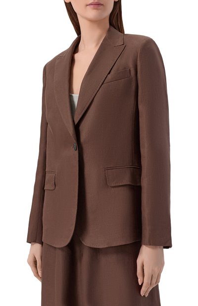 Льняной жакет WEEKEND MAX MARA, арт. WKDNALUT, фото 3