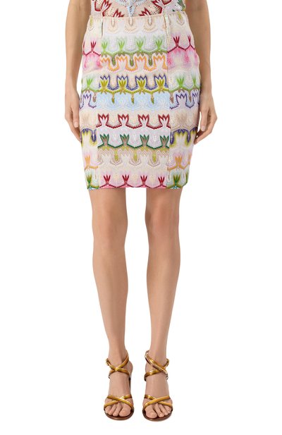 Юбка из вискозы и хлопка MISSONI, арт. DS25SH1G/BR0132, фото 3