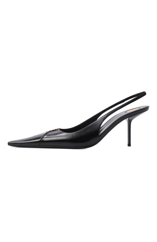 Кожаные туфли Babylone Breteuil 75 Saint Laurent 858966/AAEHI Чёрный  858966/AAEHI Фото 4