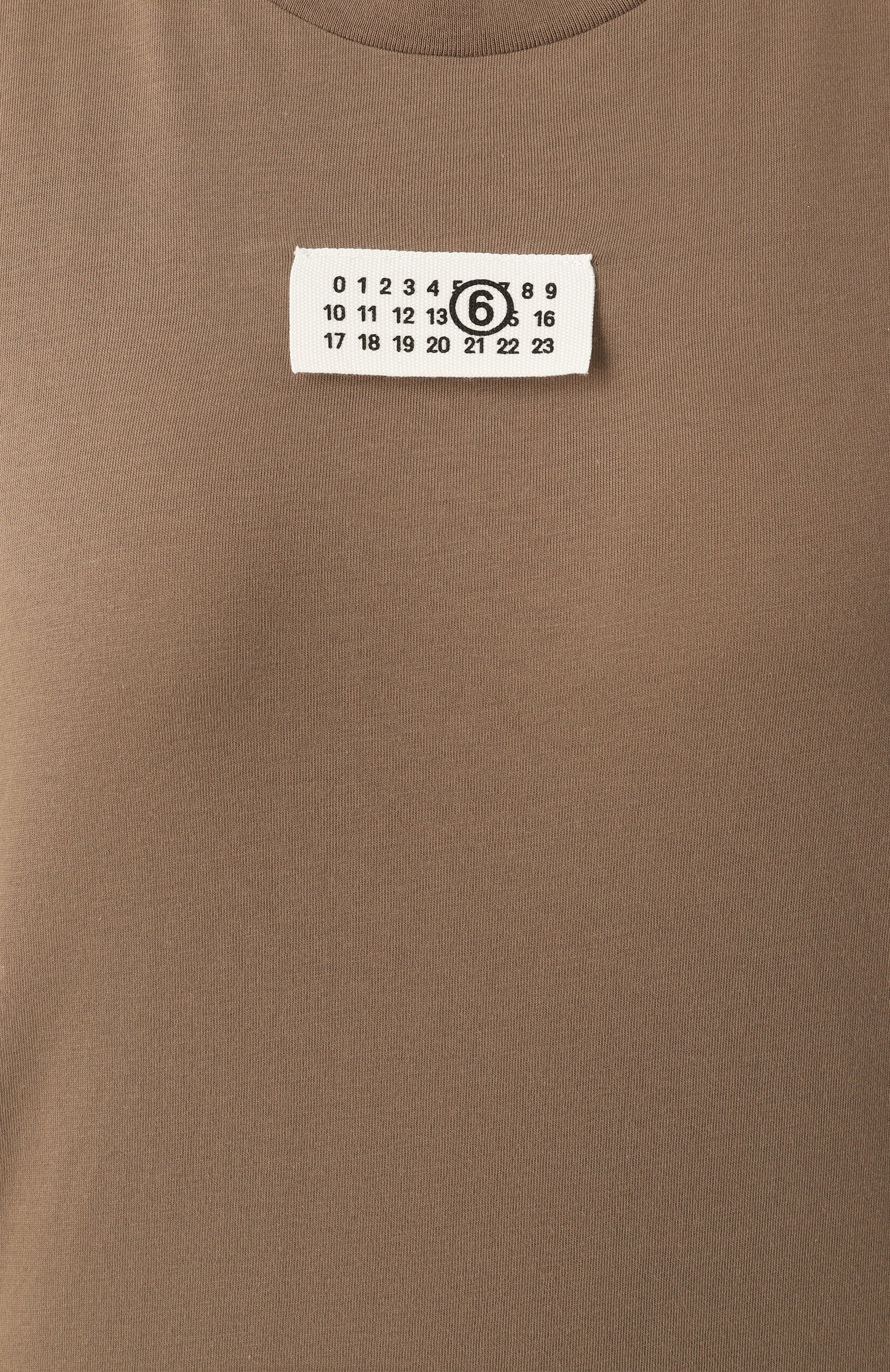 Хлопковая футболка MM6, арт. S52GC0326/S24312, фото 6