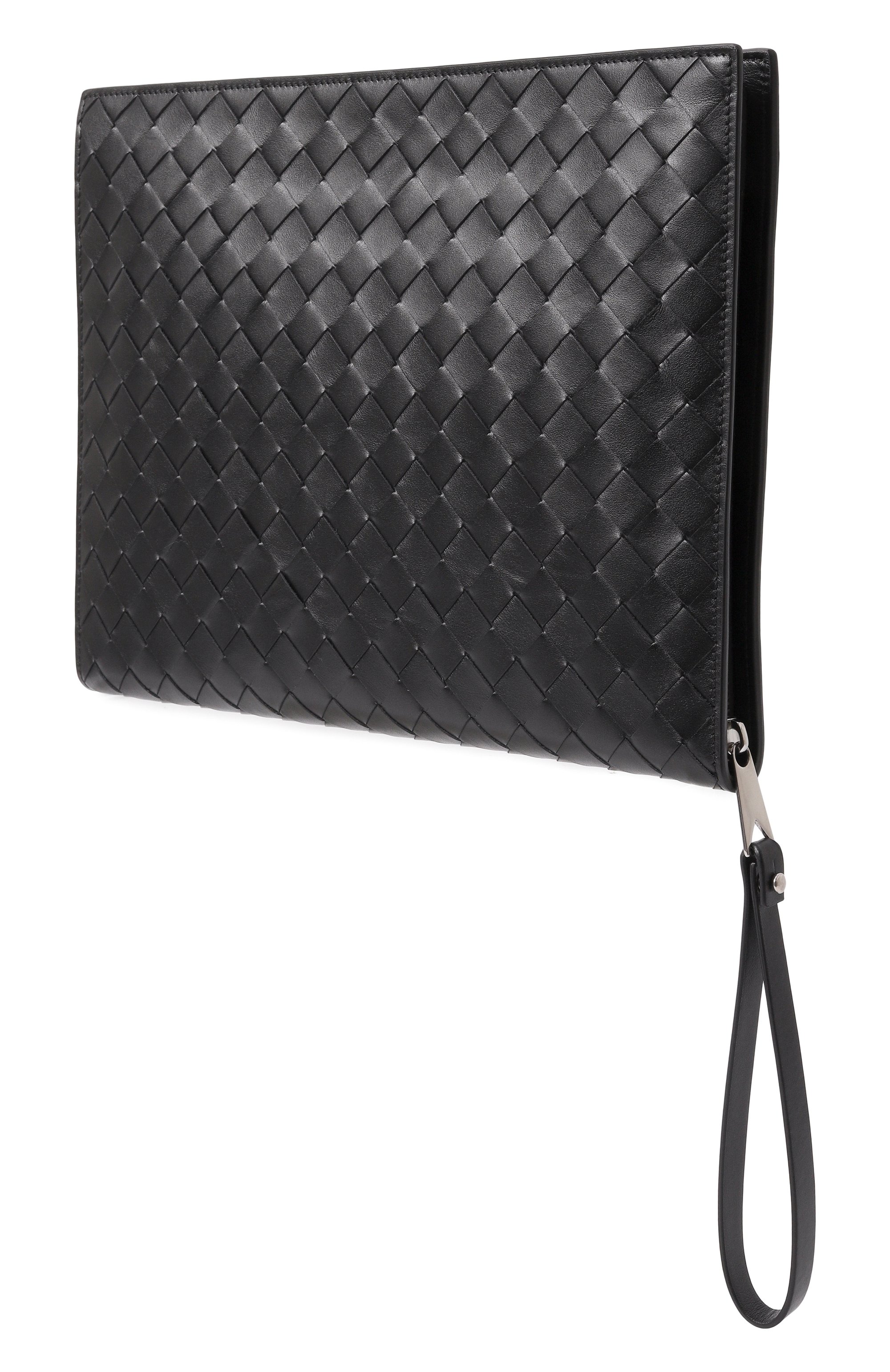Кожаная папка для документов BOTTEGA VENETA черного цвета по цене 292500 руб., арт. 732638/V2E41, фото 3 Кожаная папка для документов BOTTEGA VENETA, арт. 732638/V2E41, фото 3