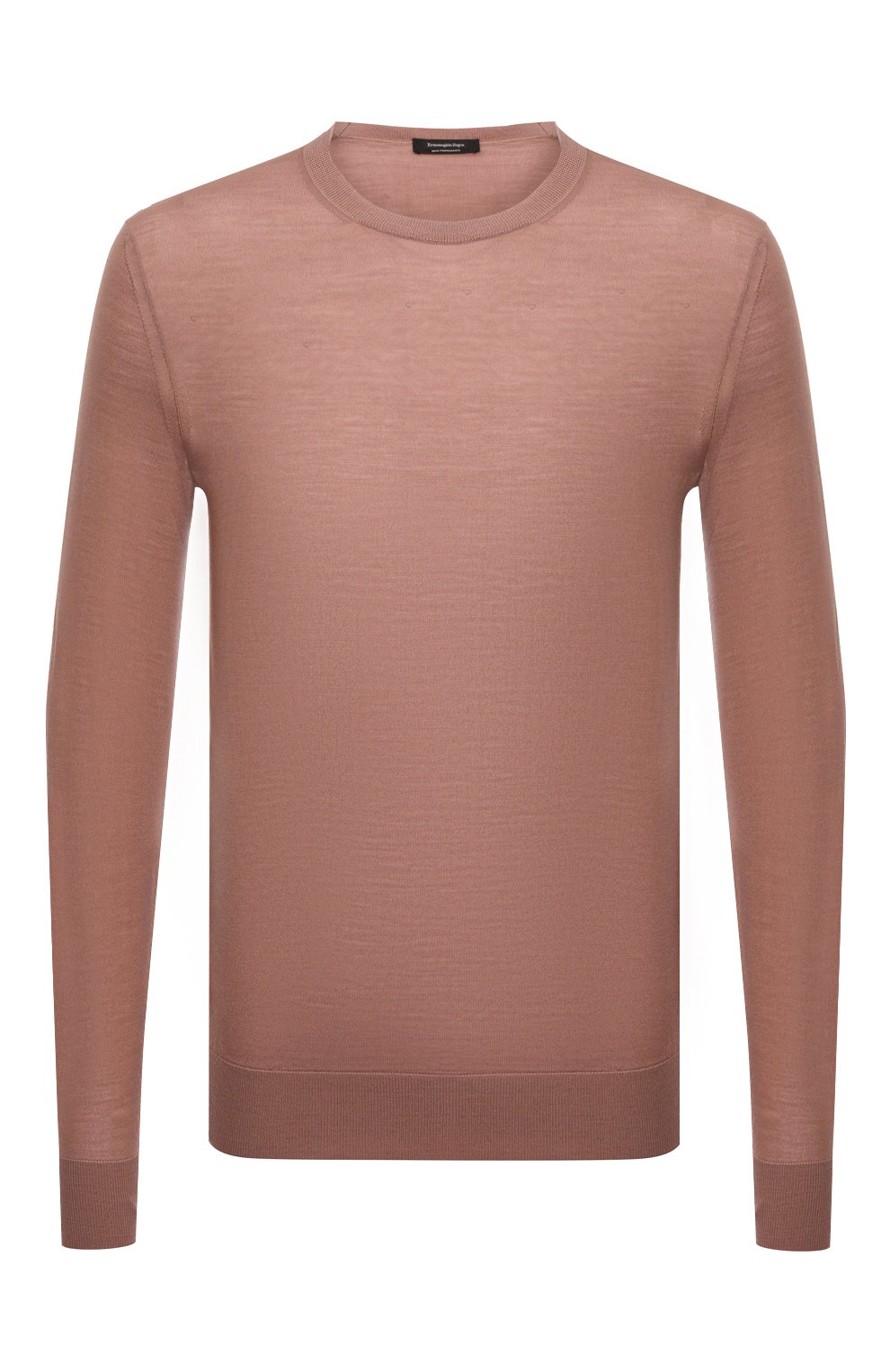 Шерстяной джемпер ZEGNA розового цвета по цене 74900 руб., арт. UZM00/110, фото 1 Шерстяной джемпер ZEGNA, арт. UZM00/110, фото 1