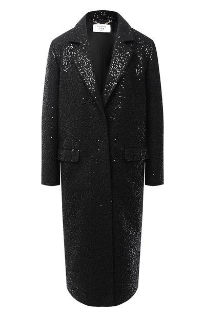 Пальто с пайетками SEVEN LAB, арт. CM20-K04/2black brilliant, фото 1