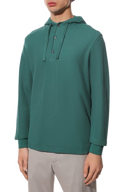 Хлопковое худи LORO PIANA, арт. FAM0447, фото 3