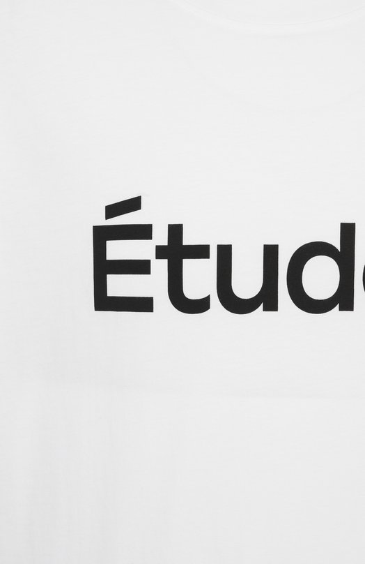 Хлопковая футболка Études E25MMTSH132 Белый  E25MMTSH132 Фото 6