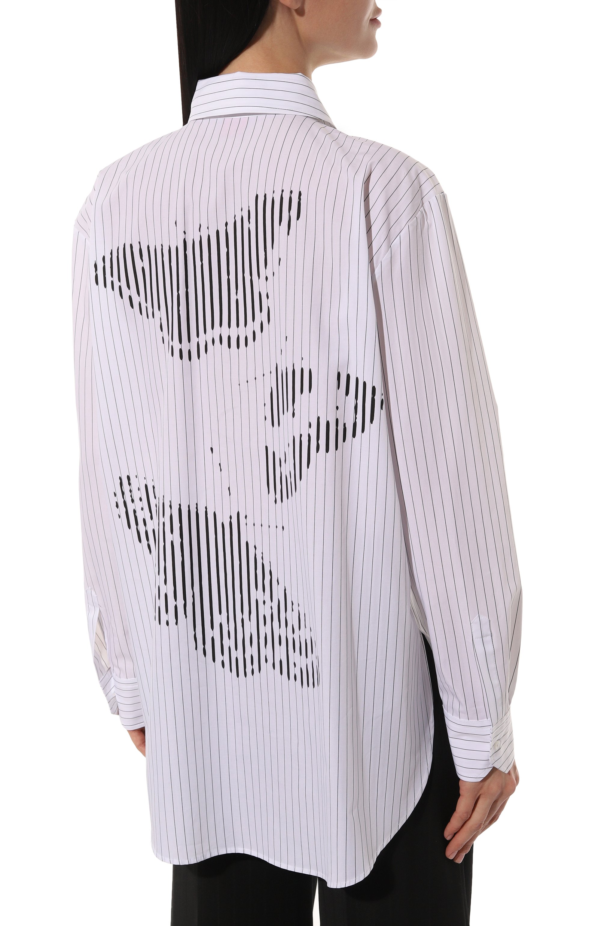 Хлопковая рубашка HUGO белого цвета по цене 20950 руб., арт. 50533037, фото 4 Хлопковая рубашка HUGO, арт. 50533037, фото 4