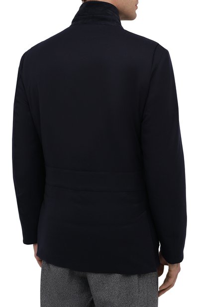 Шерстяная куртка LORO PIANA темно-синего цвета по цене 1110000 руб., арт. FAL2232, фото 4 Шерстяная куртка LORO PIANA, арт. FAL2232, фото 4